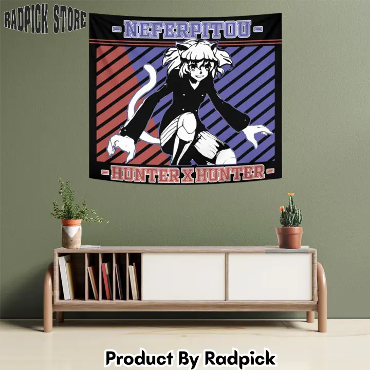 Neferpitou tapestry custom anime bedroom living room home decoration  rp5940475